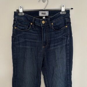 PAIGE Women's Midnight Blue Skinny Jeans